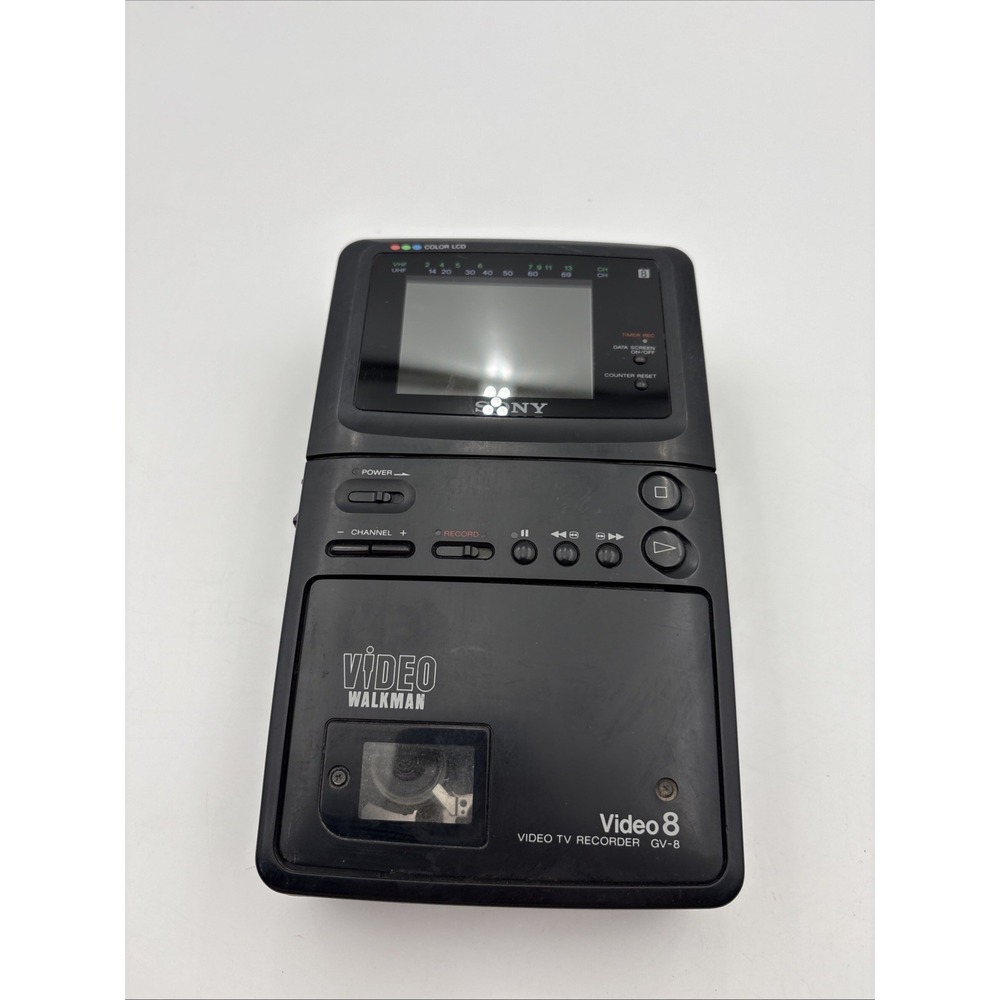 Sony GV-8 Walkman Recorder Video8 Player TV Black from Japan PARTS ONLY
